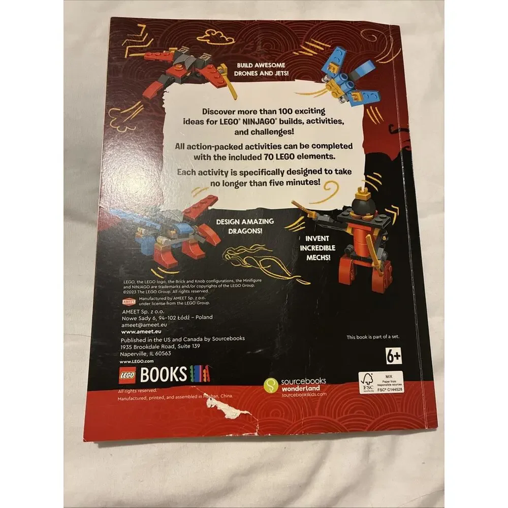 LEGO® NINJAGO® 5-Minute Builds: 100+ Quick Model Build Ideas, Basic Brick ...
